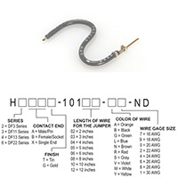 Hirose Electric Co Ltd - H3AXT-10103-S4 - JUMPER-H1506TR/A2015S/X 3"