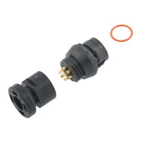 Hirose Electric Co Ltd - HR30-6JB-6P - CONN JACK 6POS MALE SOLDER