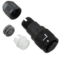 Hirose Electric Co Ltd - HR34B-12WPE-10S - CONN PLUG 10POS STRGHT SKT