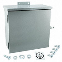 Hoffman Enclosures, Inc. - A12R126HCR - BOX STEEL GRAY 12.01"L X 12.01"W