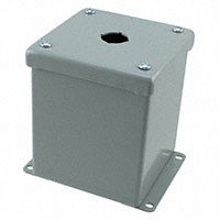 Hoffman Enclosures, Inc. - E1PBXM - BOX STEEL GRAY 4.02"L X 4.02"W
