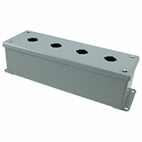 Hoffman Enclosures, Inc. - E4PBG - BOX STEEL GRAY 10"L X 3.27"W