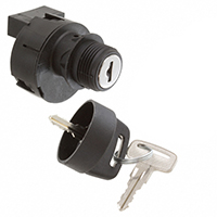 Honeywell Sensing and Productivity Solutions - 89165-01 - SWITCH KEYLOCK 3POS SPST 20A 12V