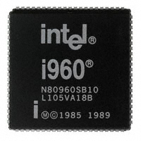 Intel - N80960SB10 - IC MPU I960 10MHZ 84PLCC