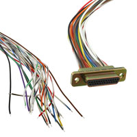 ITT Cannon, LLC - MDM-25PH003B - MICRO-D 25POS PIN 18" WIRE