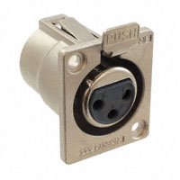 ITT Cannon, LLC - XLR331F77 - RCPT FEMALE 3POS RECT FLANGE