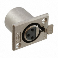 ITT Cannon, LLC - XLR331 - RCPT FEMALE 3POS RECT FLANGE