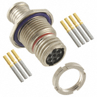 ITT Cannon, LLC - MKJ1A7F6-7SA - CONN RCPT 7POS JAM NUT W/SKTS