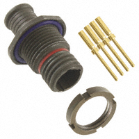ITT Cannon, LLC - MKJ1A7W6-4PA - CONN RCPT 4POS JAM NUT W/PINS
