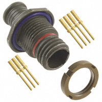 ITT Cannon, LLC - MKJ1A7W6-7PA - CONN RCPT 7POS JAM NUT W/PINS