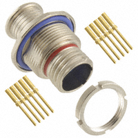 ITT Cannon, LLC - MKJ1A7F7-10PA - CONN RCPT 10POS JAM NUT W/PINS