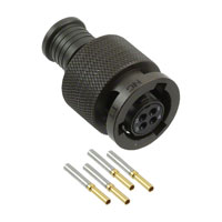 ITT Cannon, LLC - MKJ3A6W6-4SN - CONN PLUG 4POS STRGHT W/SKTS