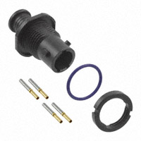 ITT Cannon, LLC - MKJ3A7W6-4SN - CONN RCPT 4POS JAM NUT W/SKTS