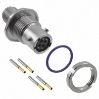 ITT Cannon, LLC - MKJ3B7F6-4SN - CONN RCPT 4POS JAM NUT W/SKTS