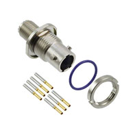 ITT Cannon, LLC - MKJ3B7F6-7PN - CONN RCPT 7POS JAM NUT W/PINS