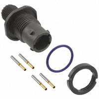 ITT Cannon, LLC - MKJ3B7W6-4SN - CONN RCPT 4POS JAM NUT W/SKTS