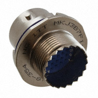 ITT Cannon, LLC - MKJ3B7F12-37PN - CONN RCPT 37POS JAM NUT W/PINS