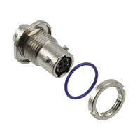 ITT Cannon, LLC - MKJ3C7F6-4CN - CONN RCPT 4POS JAM NUT W/SKTS