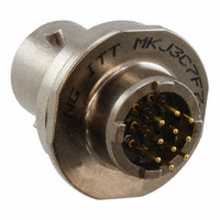 ITT Cannon, LLC - MKJ3C7F7-10BN - CONN RCPT 10POS JAM NUT W/PINS