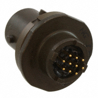 ITT Cannon, LLC - MKJ3C7W7-10AN - CONN RCPT 10POS JAM NUT W/PINS