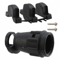 ITT Cannon, LLC - TNA14CC-SR00L - CONN BACKSHELL W/CLAMP SZ 14 BLK