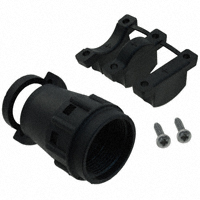 ITT Cannon, LLC - TNA16CC-SR00L - CONN BACKSHELL W/CLAMP SZ 16 BLK