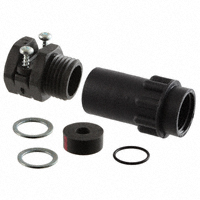 ITT Cannon, LLC - TR10AHC1N - CONN BACKSHELL W/CLAMP SZ 10 BLK