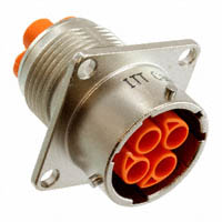 ITT Cannon, LLC - THV0U14-0400S1L-02 - CONN RCPT HSG FMALE 4POS PNL MT