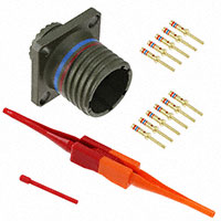 ITT Cannon, LLC - D38999/20JC98PN - CONN RCPT 10POS WALL MNT W/PINS