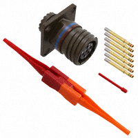 ITT Cannon, LLC - D38999/20WB98SN - CONN RCPT 6POS WALL MNT W/SCKT