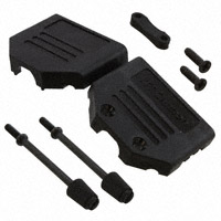 ITT Cannon, LLC - DABS-15 - BACKSHELL DB15 BLACK PLASTIC