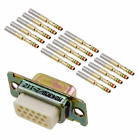 ITT Cannon, LLC - M24308/2-11Z - CONN D-SUB HD RCPT 15POS PNL MNT