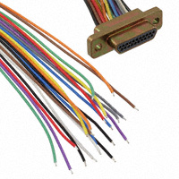 ITT Cannon, LLC - M83513/03-C03C - CABLE DSUB PLUG 21POS LEADS 18"