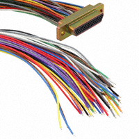 ITT Cannon, LLC - M83513/03-G03C - MICRO-D PLUG 51POS PIN 18" WIRE