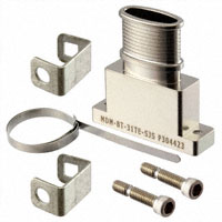 ITT Cannon, LLC - MDM-BT-31TE-SJS - DSUB BACKSHELL SHIELD 31POS MET