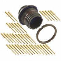 ITT Cannon, LLC - MKJ1A7W13-37PA - CONN RCPT 37POS JAM NUT W/PINS