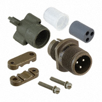 ITT Cannon, LLC - MS3101F10SL-3P - CONN RCPT 3 POS FREE HNG W/PINS