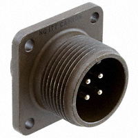 ITT Cannon, LLC - MS3102E14S-2P - CONN RCPT 4 POS BOX MNT W/PINS