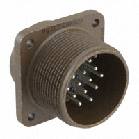 ITT Cannon, LLC - MS3102E20-27P - CONN RCPT 14 POS BOX MNT W/PINS