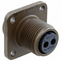 ITT Cannon, LLC - MS3102R10SL-4S - CONN RCPT FMALE 2POS SLVR SLDR