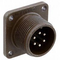 ITT Cannon, LLC - MS3102E14S-6P - CONN RCPT 6 POS BOX MNT W/PINS