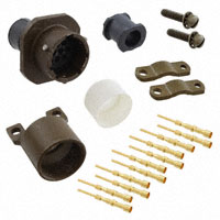 Amphenol Industrial Operations - MS3121F12-10P - CONN RCPT 10POS CBL MNT W/PINS