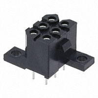 ITT Cannon, LLC - TST06RB02T - CONN RCPT PCB 6POS TIN SCKT