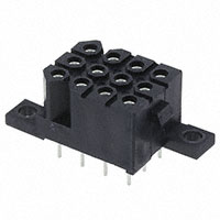 ITT Cannon, LLC - TST12RB02T - CONN RCPT PCB 12POS TIN SCKT