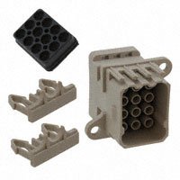 ITT Cannon, LLC - VRPC-12P-67 - CONN RCPT HOUSING 12PS PNL MT SL