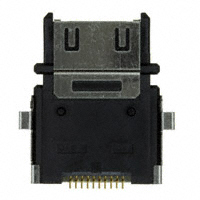 JAE Electronics - DA1B010H91E - CONN PLUG 10POS 0.6MM R/A SMD