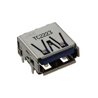 JAE Electronics - PC2RN1SU41B17SR300 - CONN RCPT USB 3.0 TYPE A RA STD