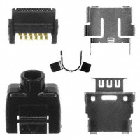 JAE Electronics - RL01-P12S-C5E - CONN PLUG 12POS .8MM SOLDER GOLD