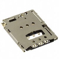 JAE Electronics - SF56S006V4BR2000 - CONN MICRO SIM CARD PUSH-PUSH