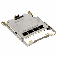 JAE Electronics - ST1W008S4TR2000 - CONN MICRO SD CARD HINGED TYPE